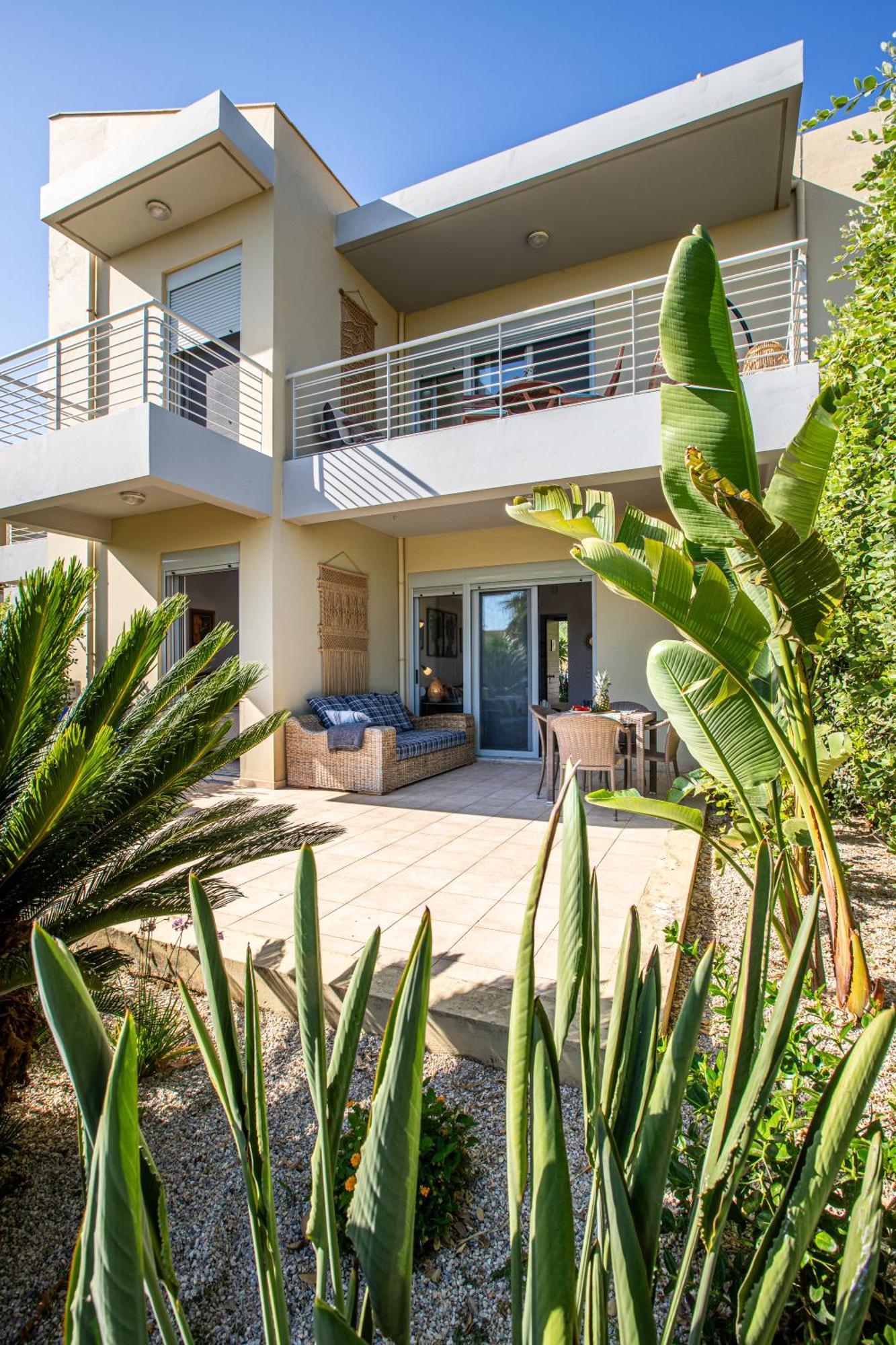 Maleme Yoga Blue Chrissi Akti Chania Exterior foto