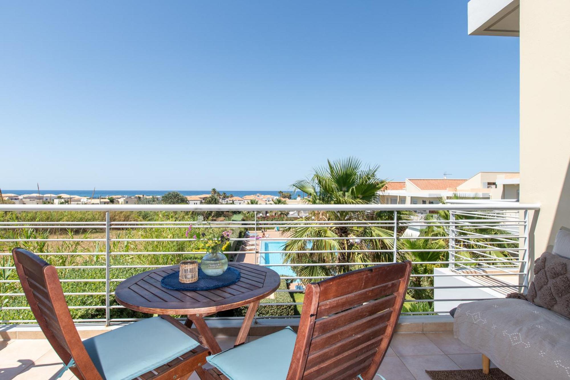 Maleme Yoga Blue Chrissi Akti Chania Exterior foto