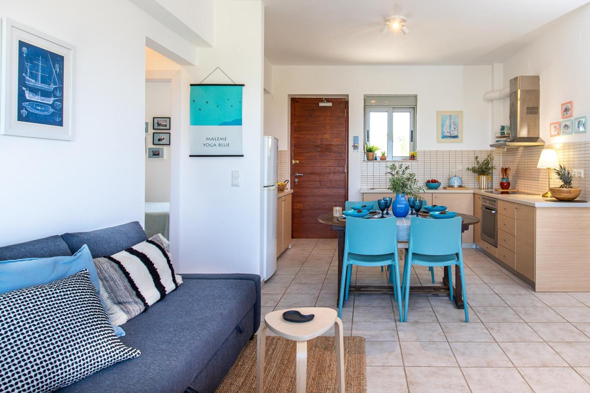Maleme Yoga Blue Chrissi Akti Chania Exterior foto