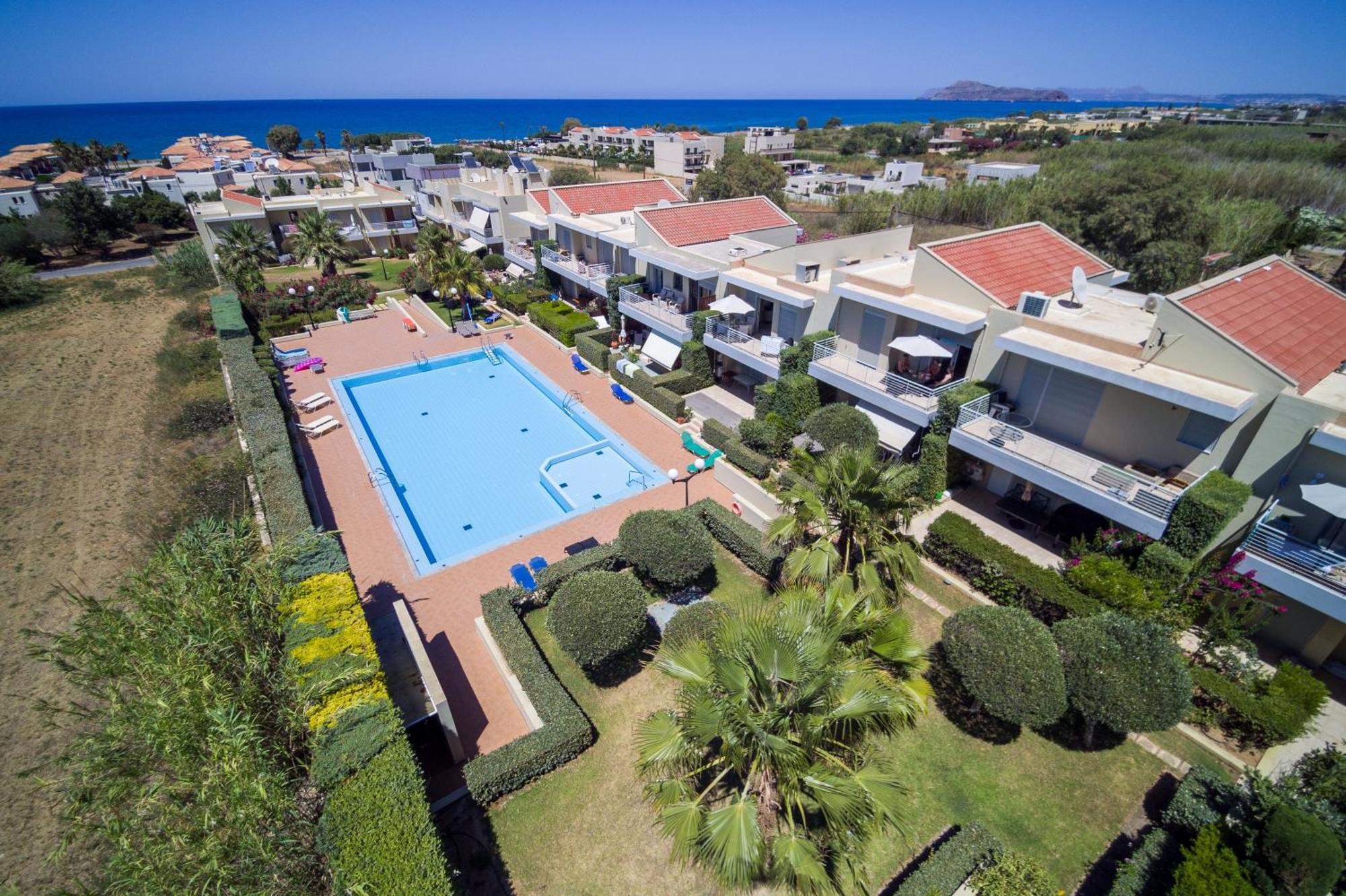 Maleme Yoga Blue Chrissi Akti Chania Exterior foto